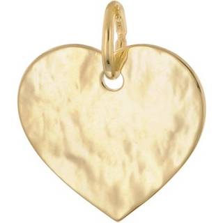 trendor 28492 Herz-Anhänger mit Namen Gold 333 (8 Karat) Gravurplatte Ø 14 mm