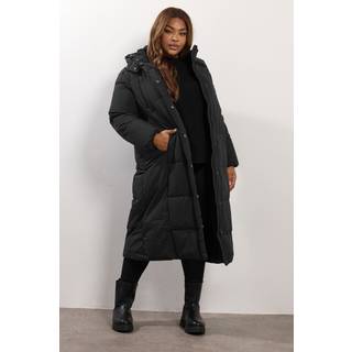 Yours Curve Yours Curve Midaxi Teddystof polstret frakke