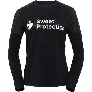 Sweet Protection Women's Hunter Merino Hybrid L/S Jersey Cykeljersey Damer størrelse XS farve sort