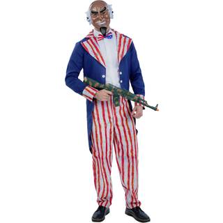 Uncle Sam Horror Patriot Herren Kostüm XL