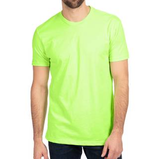 N?ste niveau N6210 M?nds CVC -bes?tning Kort?rmet - Neon Heather Green - 2XL