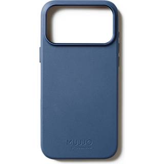 iPhone 17 Pro Max Mujjo Leather Cover - MagSafe Kompatibel - Monaco Blue