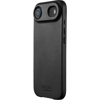 iPhone Air Mujjo Leather Cover - MagSafe Kompatibel - Black