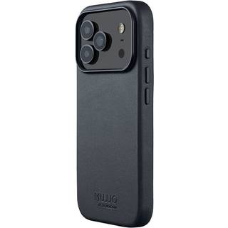 iPhone 17 Pro Mujjo Leather Cover - MagSafe Kompatibel - Basalt