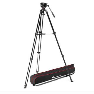 MANFROTTO Stativsæt 500x, MVT502am Dobbelt Ben i Aluminium & Taske(Skulle komme på lager 28/7-25)