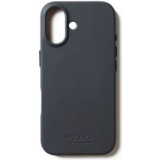 iPhone 17 Mujjo Leather Cover - MagSafe Kompatibel - Basalt