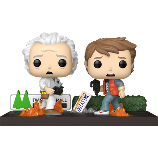 Back to the Future POP Moments Vinyl Figures Doc&Marty 9 cm