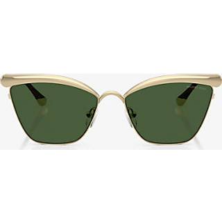 Michael Kors Kvinde Michael Kors MK1174 SCOTTSDALE 101471 Solbriller Metal Guld Grøn Cat Eye Normal