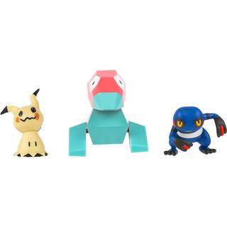 Pokemon BATTLE FIGURE 3 PK MIMIKYU/PORYGON/CROAGUN
