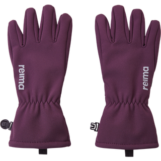 Reima Tehden Softshell Handsker Deep Purple  Deep Purple-5 Y  Lilla  5 år  Unisex