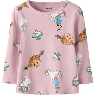NAME IT Bluse Pippi Soca Keepsake Lilac