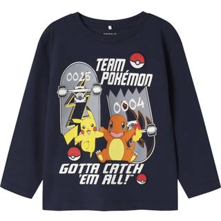 Stern Pokemon Langærmet T-shirt, Navy Blazer, 92 cm