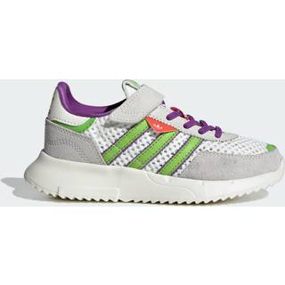 Retropy F2 Shoes Kids - Core White / Semi Solar Green / Active Purple - 28