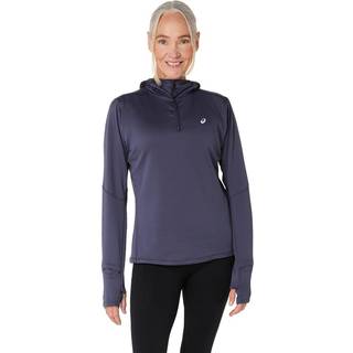 ASICS Road Winter Running Shirt Women - Blue Grey, Size S - blue_grey