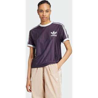 Adicolor 3-Stripes Pinstripe T-shirt - Aurora Black - 2XS