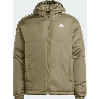 Essentials Insulated Hooded jakke - Olive Strata - L