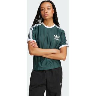 Adicolor 3-Stripes Pinstripe T-shirt - Mineral Green - XS