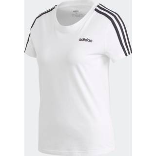 Essentials 3-Stripes T-shirt - White / Black - M