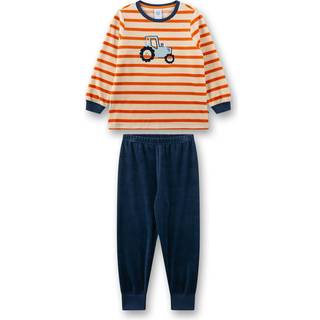 Sanetta Kid's Pyjama 1/1 233624+233626 Pyjamas Børn størrelse 98 farve blå