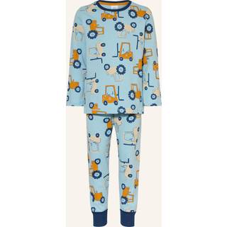 Sanetta Kid's Pyjama Long AOP 233625 Pyjamas Børn størrelse 98 farve grå