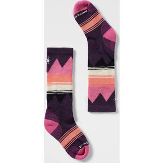 Smartwool Kids' Ski Light Cushion Over The Calf Socks Purple Iris, 29-32