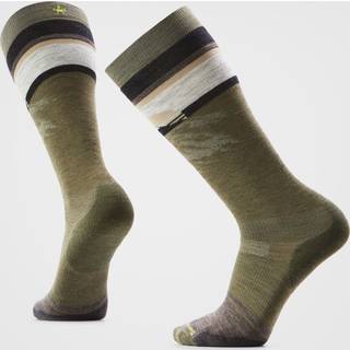 Smartwool Snowboard Targeted Cushion Mountain Sunrise Socks Skisokker størrelse XL farve olivengrøn