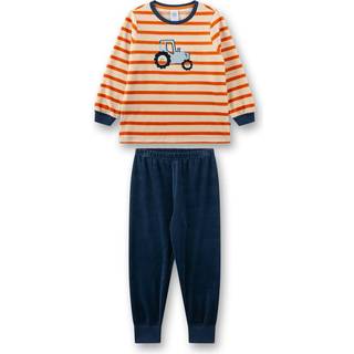 Sanetta Kid's Pyjama 1/1 233624+233626 Pyjamas Børn størrelse 116 farve blå