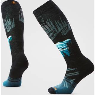 Smartwool Women's Ski Full Cushion Alpine Auroras Stockings Skisokker Damer størrelse M farve sort