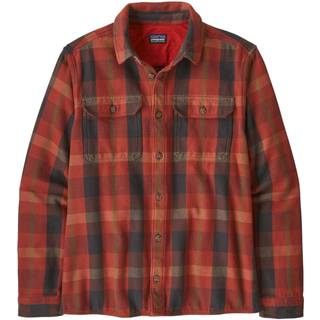 Patagonia Fjord Loft Shirt Skjorte Herrer størrelse M farve rød/brun