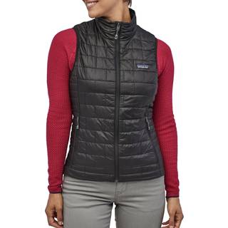 Patagonia Women's Nano Puff Vest Syntetiske veste Damer størrelse S farve grå/sort