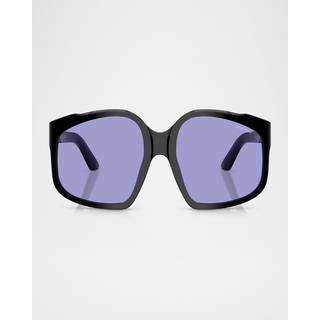 Miu Miu MUA07SF Asian Fit 16K01O 59 Solbriller Kvinder Black - Black - 59mm