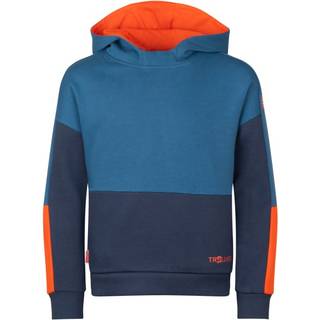Trollkids Kid's Rondane Sweater Hoodie Børn størrelse 152 farve blå