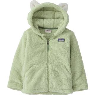 Patagonia Kid's Furry Friends Hoody Fleecejakke Børn størrelse 5 Years farve grøn