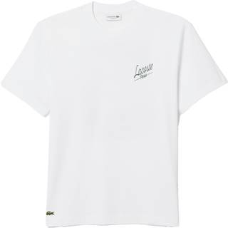 Lacoste Paris Back Print T Shirt White