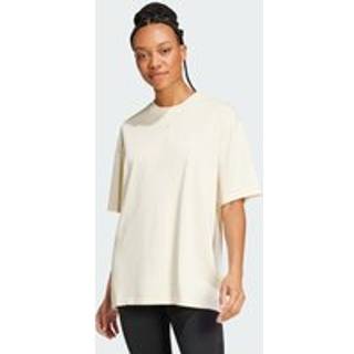 Washed Oversized T-shirt - Cream White - S