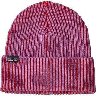 Patagonia Fishermans Rolled Beanie - Uni - contrast stripe/brisk prp