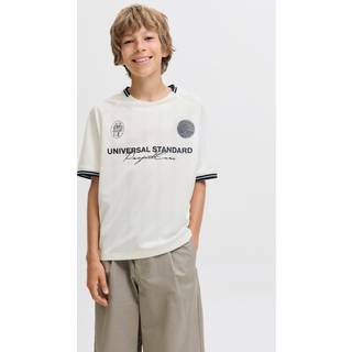 Cover Retro Football T-shirt, Cloud Dancer, 164 cm
