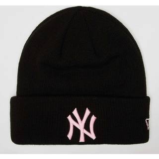 New York Yankees Essential Black Cuff Knit Beanie Hat newera adult unisex Black newera adult unisex Black newera adult unisex Black newera adult unise - Osfm