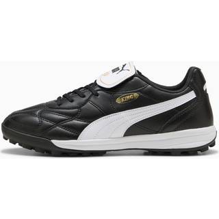 PUMA KING TOP TT Football Boots Unisex, Shoes, Black/White/Gold, 47