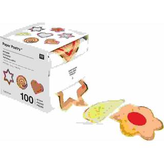 Paper Poetry Sticker Weihnachtsmarkt Cookies auf der Rolle