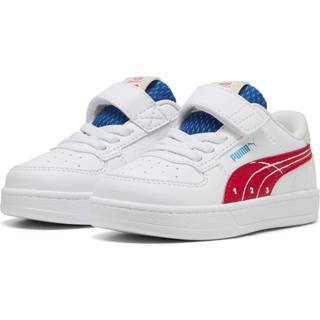 PUMA Caven 2.0 Run Fun Sneakers Toddlers, Shoes, White/Red/Tropical Blue, 22