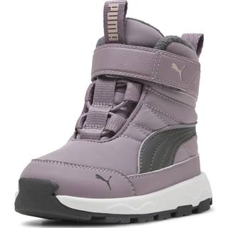 PUMA Evolve Toddlers&#39; Boots, Shoes, Plum Jam/Shadow Gray, 21