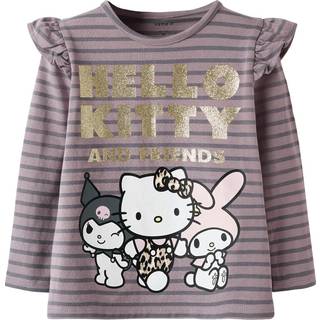 Hello Kitty Top Med Lange Ærmer