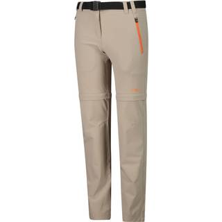 CMP Girl's Stretch Zip Off Pant Zip off-bukser Børn størrelse 104 farve beige