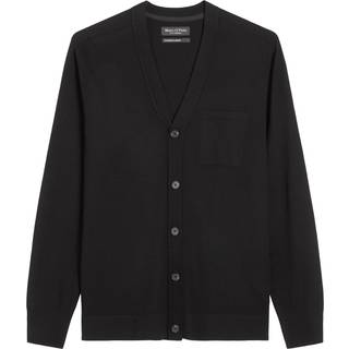 Marc O'Polo Herren Cardigan schwarz unifarben