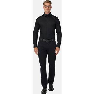 BOGGI MILANO Herren Hemd schwarz