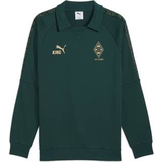 PUMA Borussia MÃ¶nchengladbach KING Drill Top Men, Sport, Dark Myrtle/Gold, S