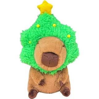 Capybara Plush Figure Capybara with Christmas Tree 32 cm