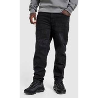 Hoodrich Ironchrome All Over Print Denim Jeans, Sort - L