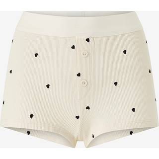 Gina Tricot-Loungewear hotpants-Shorts-Hvid-XS-Dame
